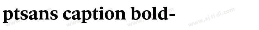 ptsans caption bold字体转换 ptsans caption bold字体转换